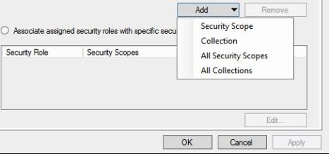 administrative users properties security scopes